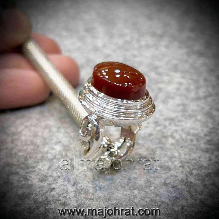 Red Yemeni Aqeeq - عقيق يمني أحمر + Yemen Agate Liver Color + Romani Aqeeq