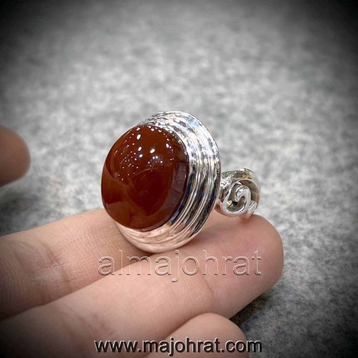 Red Yemeni Aqeeq - عقيق يمني أحمر + Yemen Agate Liver Color + Romani Aqeeq