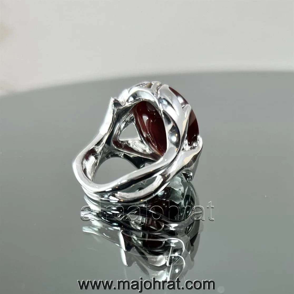 Red Yemeni Aqeeq - عقيق يمني أحمر + Yemen Agate Liver Color + Romani Aqeeq