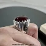 Red Yemeni Aqeeq - عقيق يمني أحمر + Yemen Agate Liver Color + Romani Aqeeq