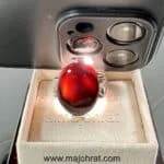 Aqeeq Al Kabadi - Natural Yemen Agate Ring - Dark Color Agate - Image 3