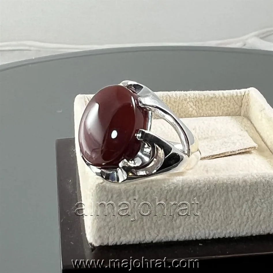 Red Yemeni Aqeeq - عقيق يمني أحمر + Yemen Agate Liver Color + Romani Aqeeq