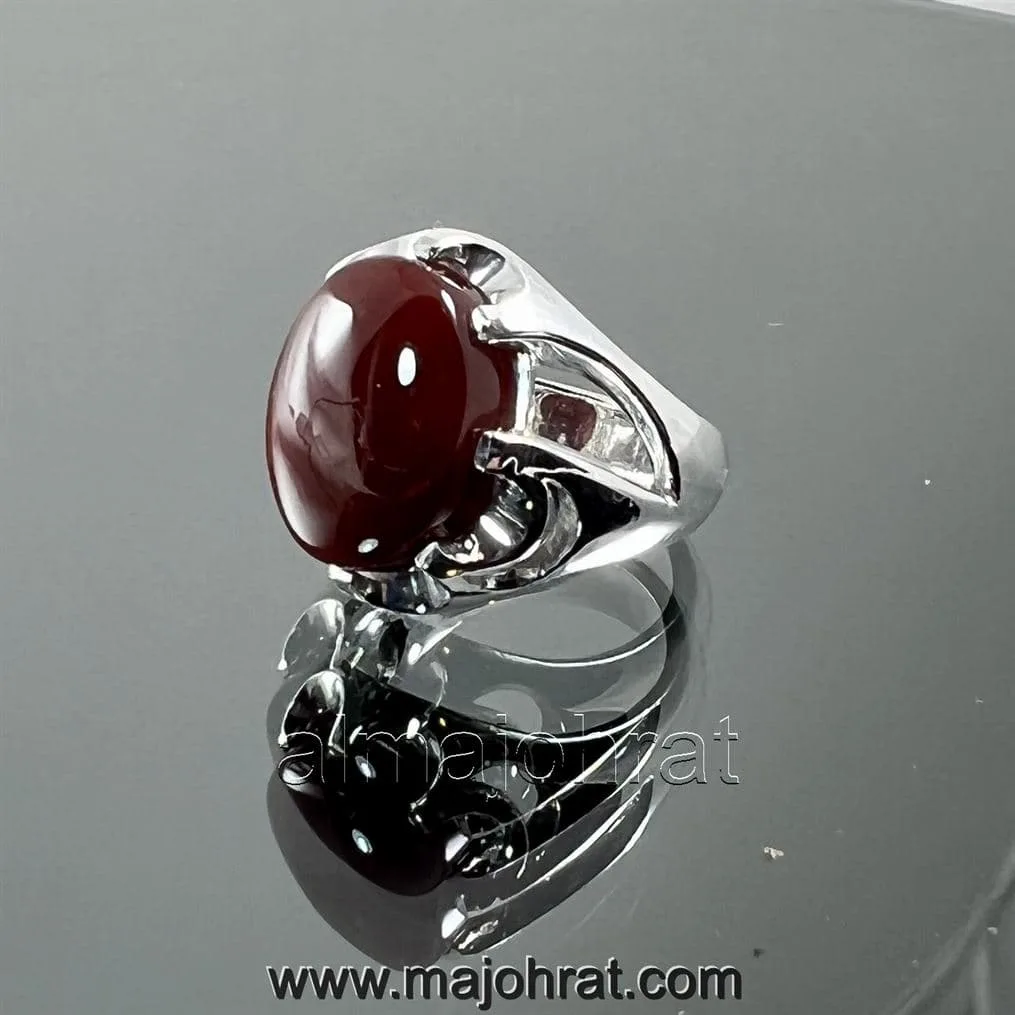 Red Yemeni Aqeeq - عقيق يمني أحمر + Yemen Agate Liver Color + Romani Aqeeq