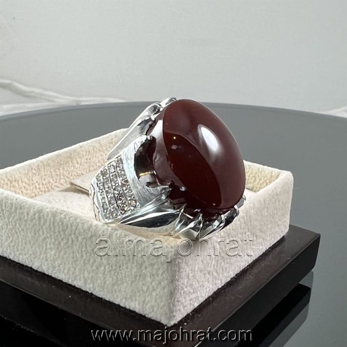 Red Yemeni Aqeeq - عقيق يمني أحمر + Yemen Agate Liver Color + Romani Aqeeq