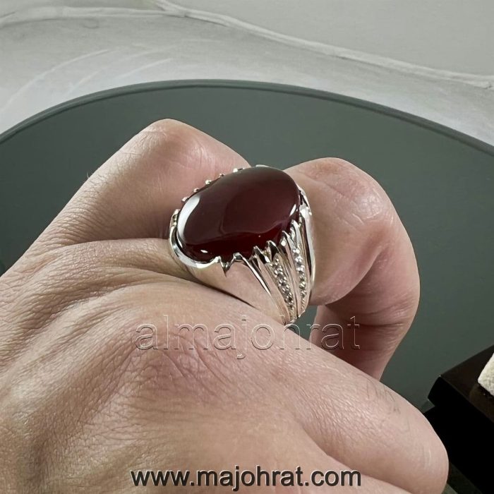 Red Yemeni Aqeeq - عقيق يمني أحمر + Yemen Agate Liver Color + Romani Aqeeq