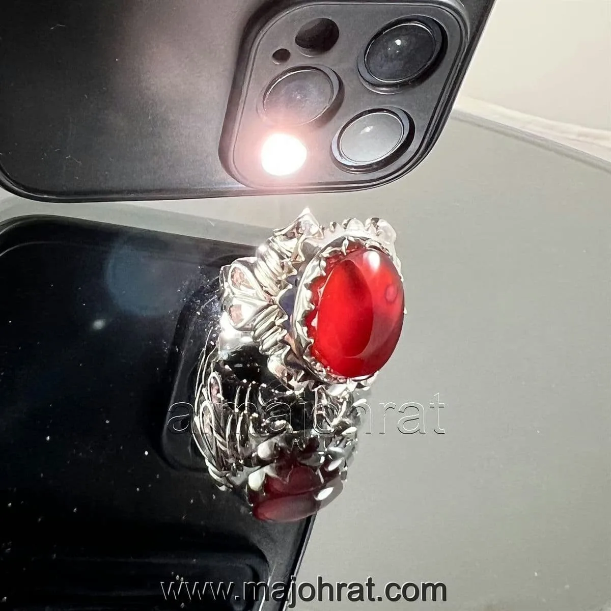 Red Yemeni Aqeeq - عقيق يمني أحمر + Yemen Agate Liver Color + Romani Aqeeq