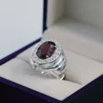 Natural Ruby (Certified) Ring - Pure Silver Ring (Yaqoot Stone)