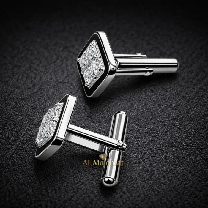 Cufflinks 925 Pure Silver Studs - Image 3