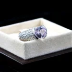 Natural Kunzite Ring Women - Pure Silver Ring - Image 3