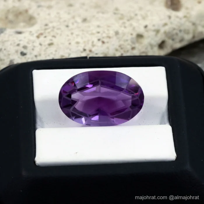 Natural Amethyst - Precision Cut - Flower Cut Gemstone - Image 3