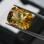 Natural Citrine - Precision Cut - Flower Cut Gemstone - Image 2