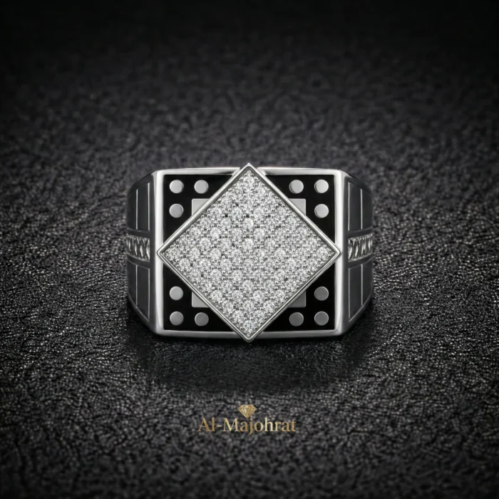Premium Italian 925 Silver Ring with Brilliant Cubic Zirconia - Image 2