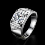 Moissanite Ring in 925 Sterling Silver – Classic Luxury Band - Image 5
