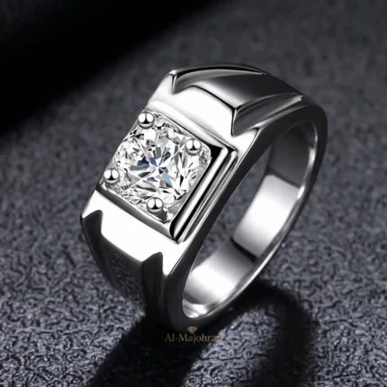 Moissanite Ring for Men Buy online - GRA Moissanite Kuwait