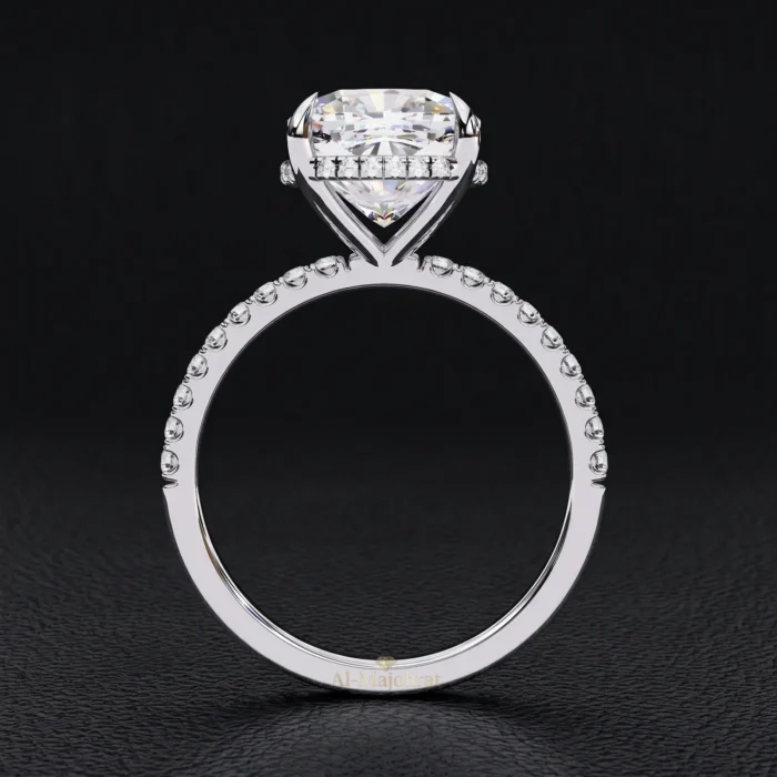 Moissanite Ring for Women in 925 Silver – Luxury Band - Image 3