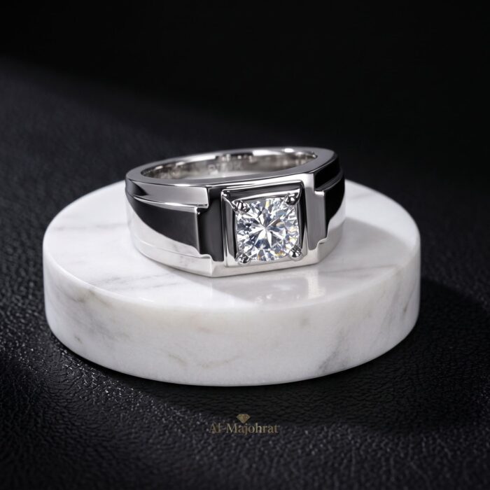 Moissanite Ring in 925 Silver – Luxury Band - Image 2
