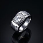 Moissanite Ring in 925 Silver – Luxury Band