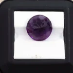 Natural Amethyst Dark Purple - Flower Cut Gemstone - Image 2