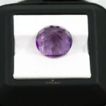 Natural Amethyst - Precision Cut - Flower Cut Gemstone - Image 2