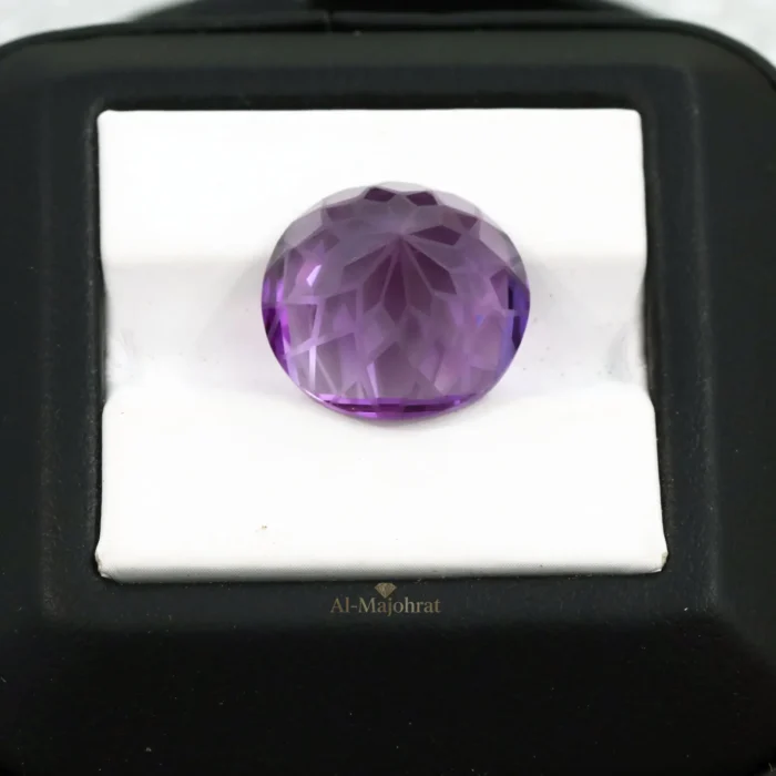Natural Amethyst - Precision Cut - Flower Cut Gemstone - Image 2